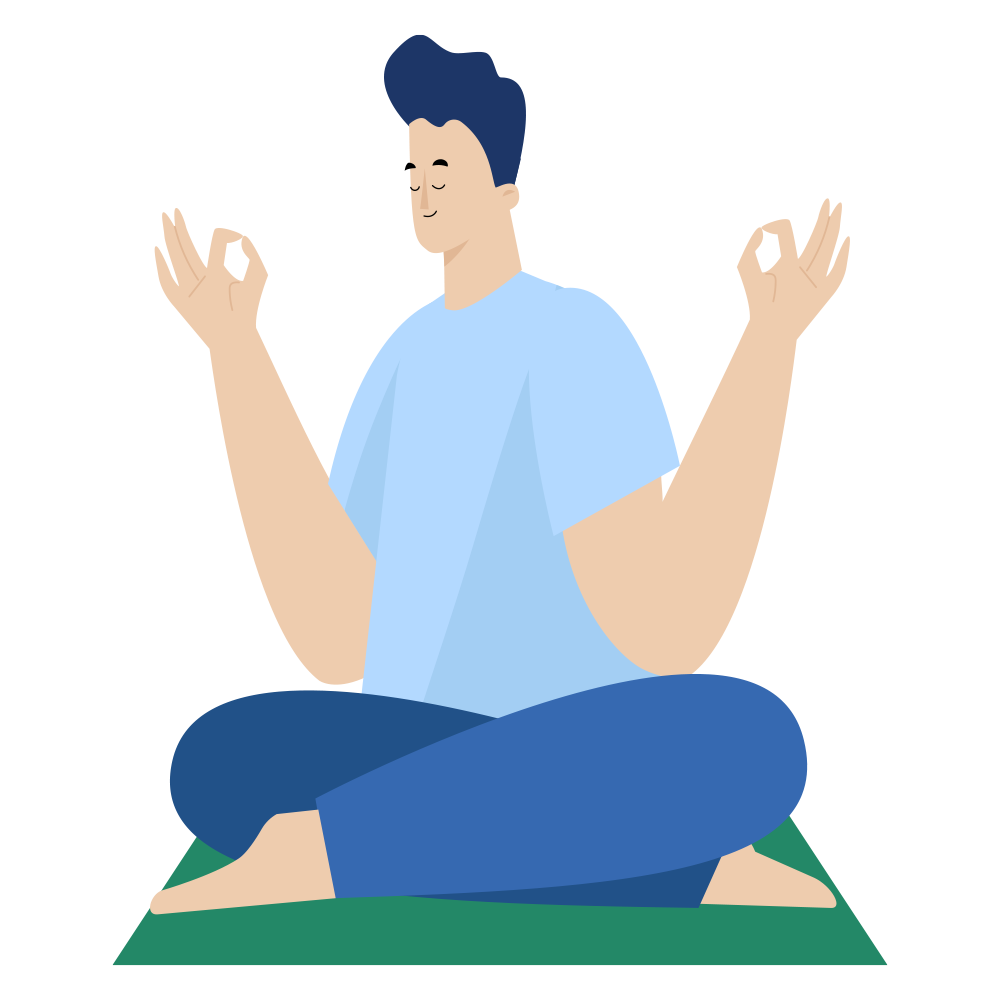 ilustración para la meditación